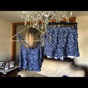 Two piece beachy summery set